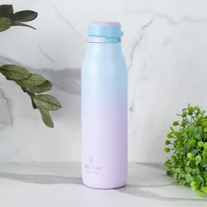 Juno Sip Hot & Cold Thermos Water Bottle (Light Blue & Purple) - 750 ML