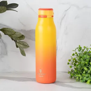 Juno Sip Hot & Cold Thermos Water Bottle (Yellow & Orange) - 750 ML