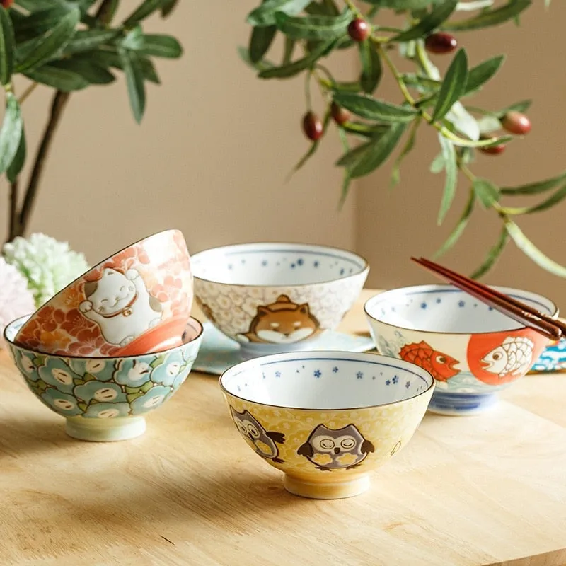 Kawaii Oriental Noodle Bowls