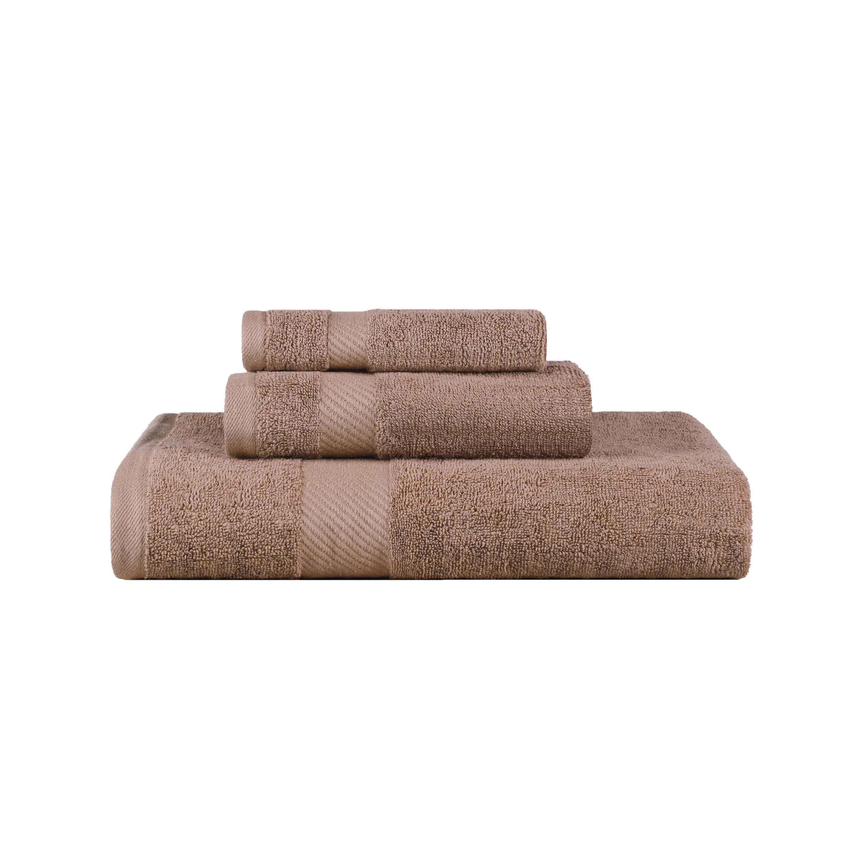 Kendell Egyptian Cotton Quick Drying 3 Piece Towel Set