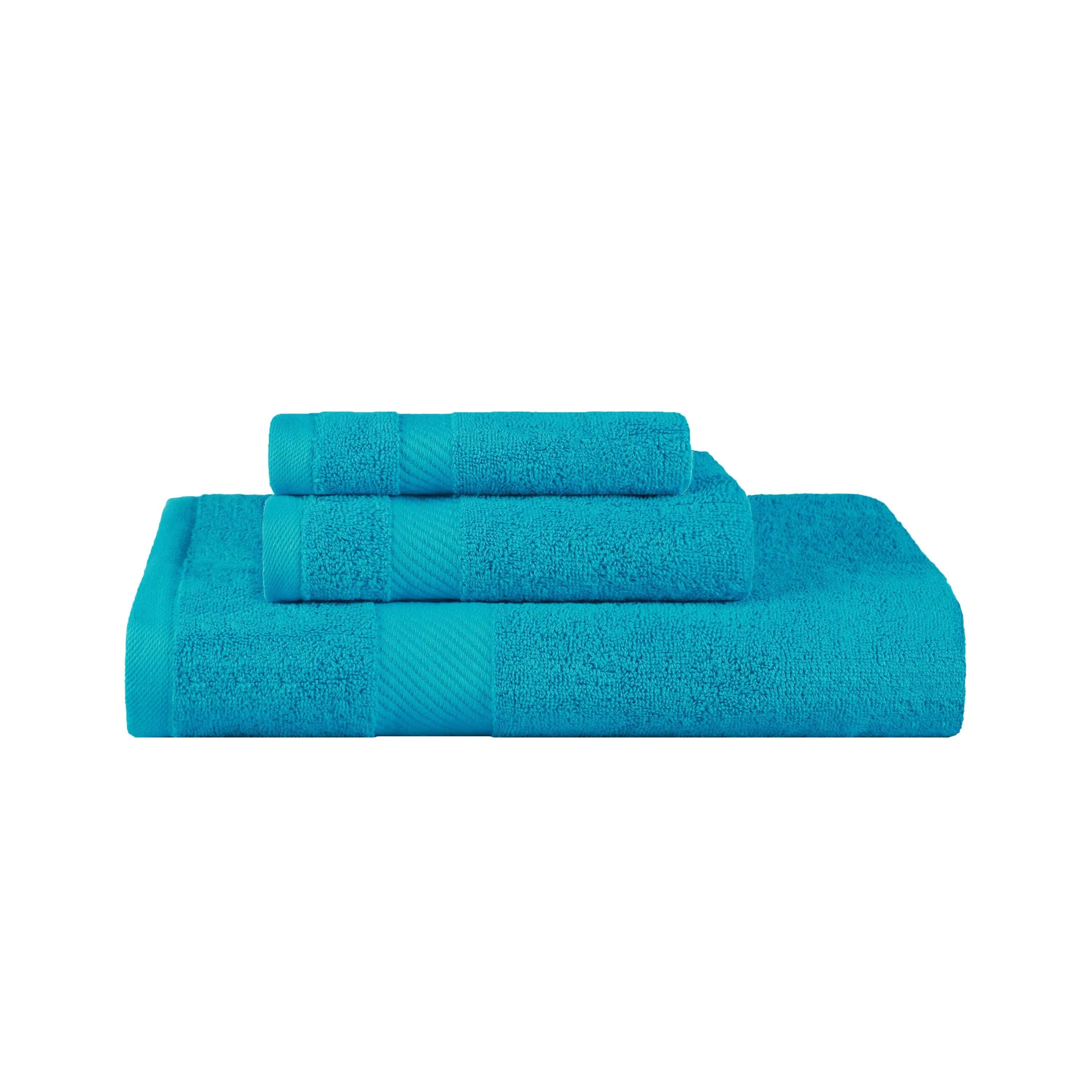 Kendell Egyptian Cotton Quick Drying 3 Piece Towel Set