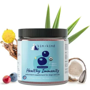 kin kind Organic Healthy Immunity Antioxidant Supplement for Dogs & Cats