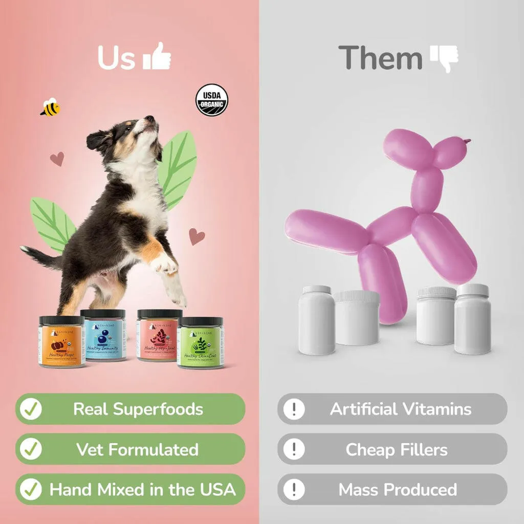 kin kind Organic Healthy Immunity Antioxidant Supplement for Dogs & Cats