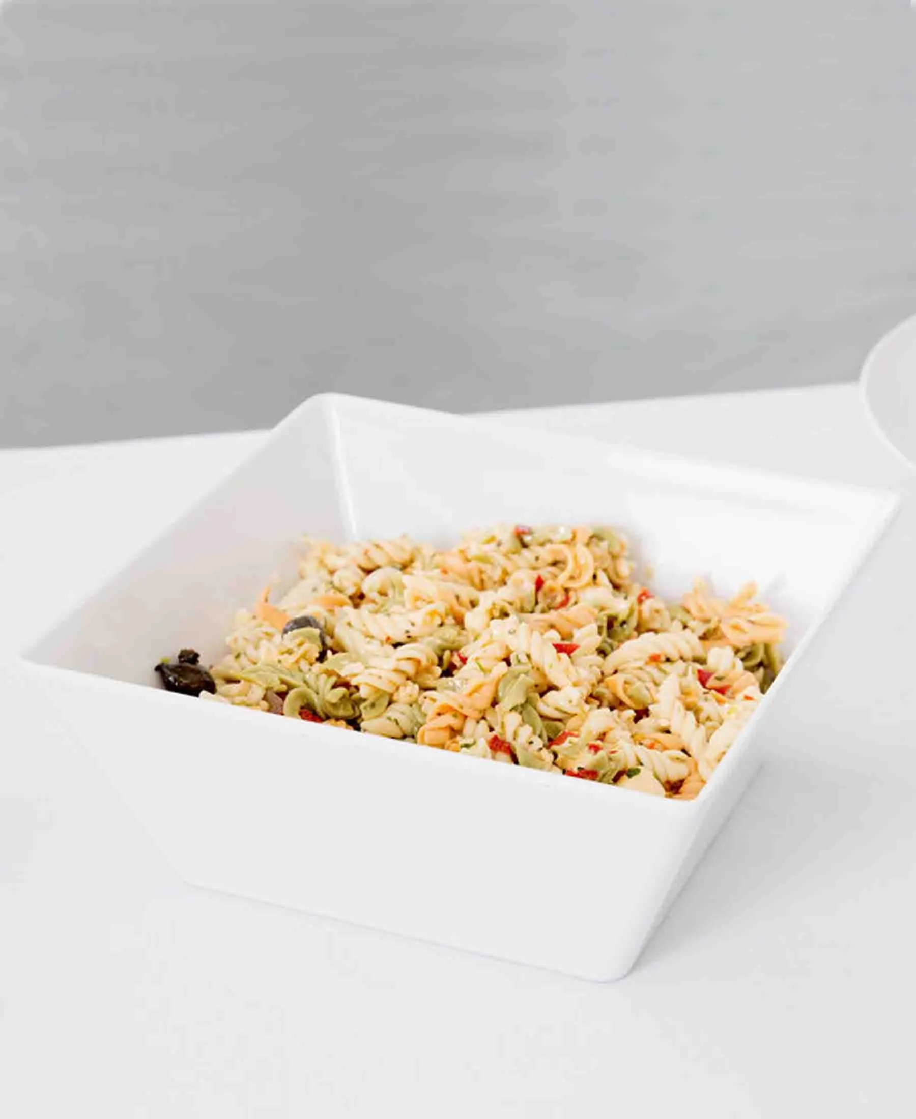Kitchen Life Ceramic Square Salad Bowl - White
