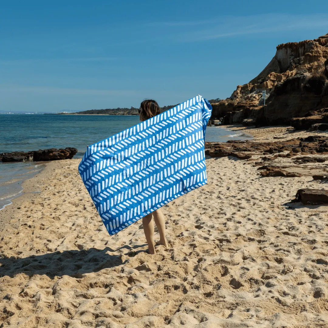 Large Sand Free Beach Towel - Aspect