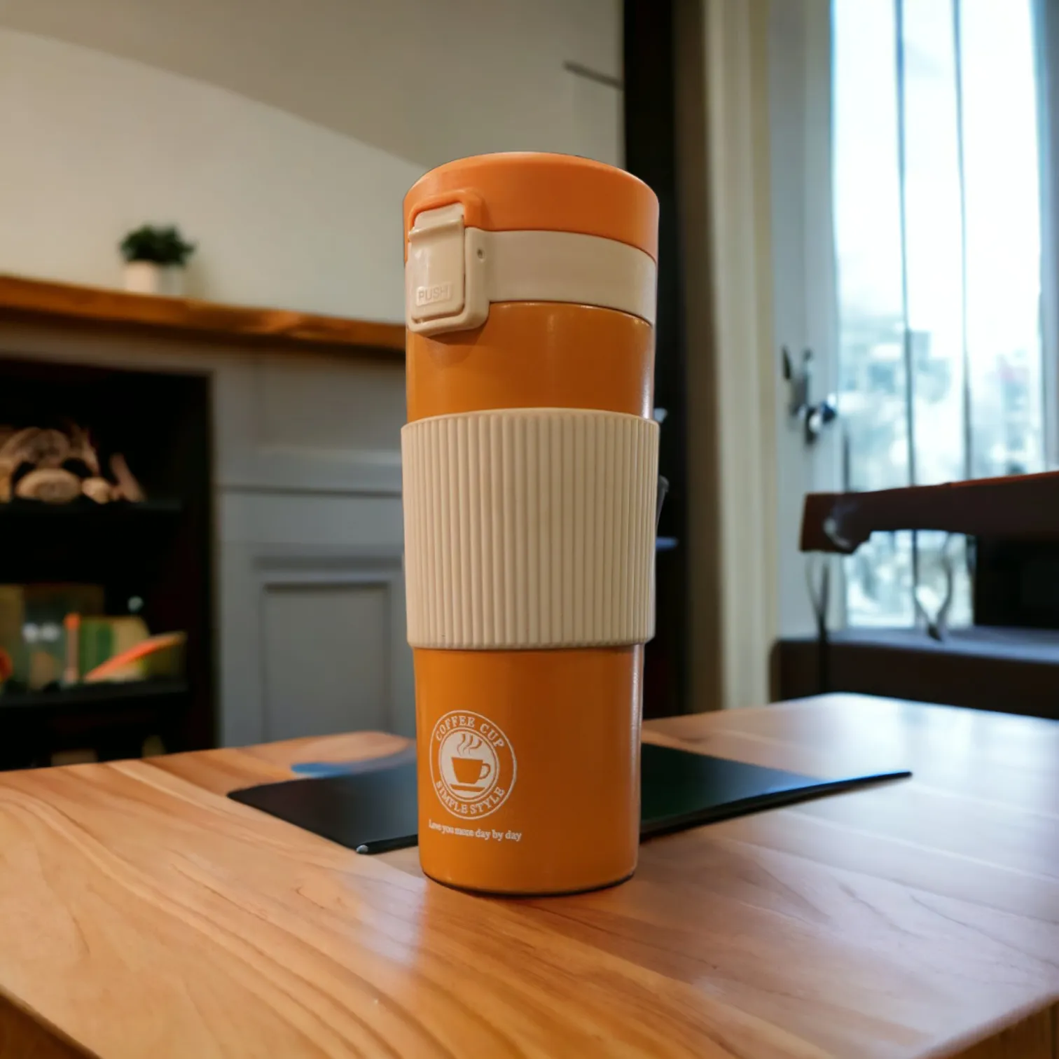LED Display Stainless Steel Travel Mug