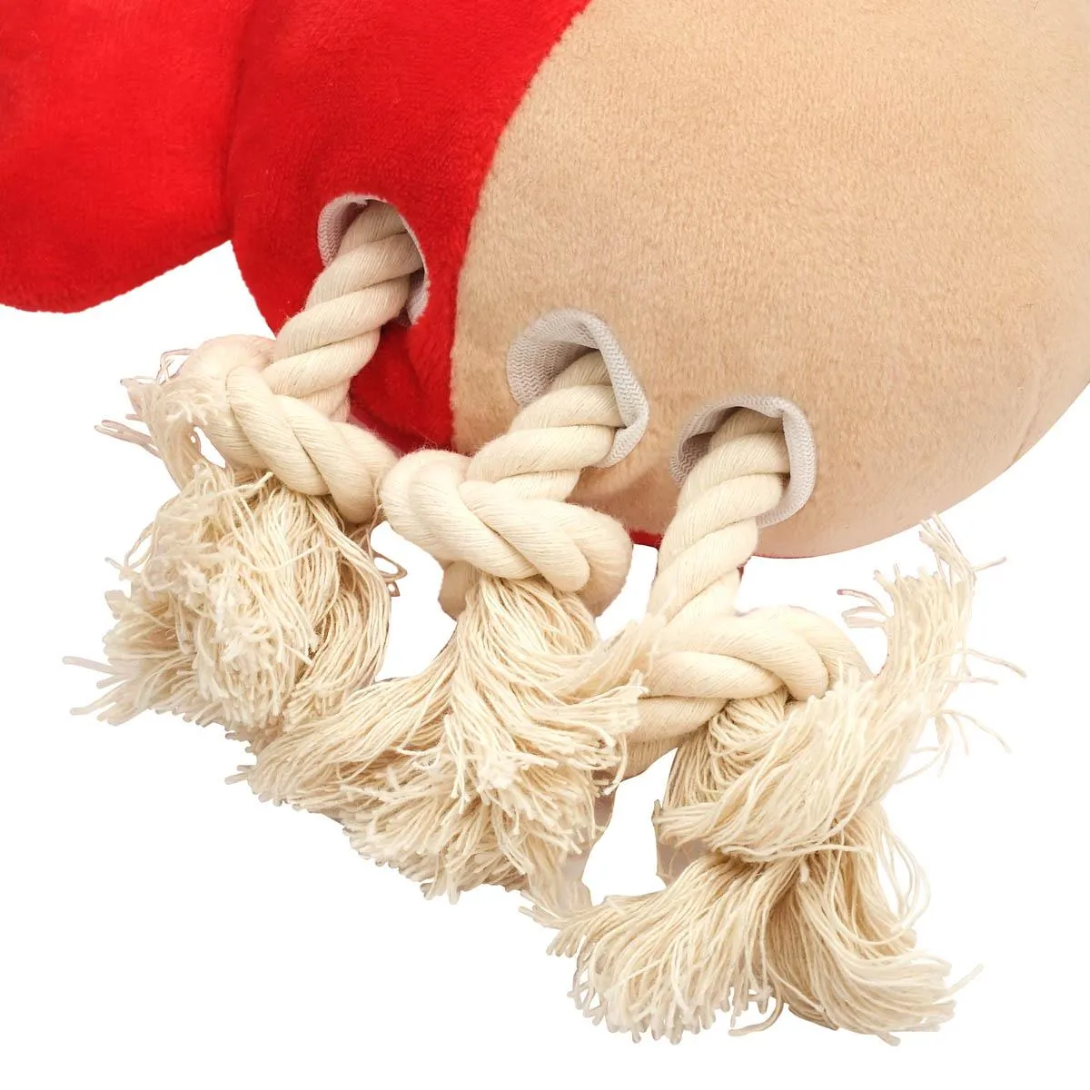 Lexi & Me Plush/Rope Dog Toy Crab
