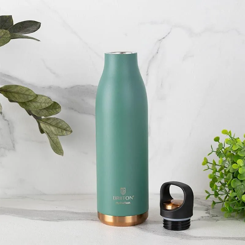 Liquid Muse 750 ML Hot & Cold Thermos Water Bottle (Green & Blue) - Set Of Two