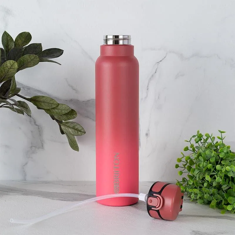 Magi Muse 1000 ML Hot & Cold Thermos Water Bottle (Purple & Red) - Set Of Two