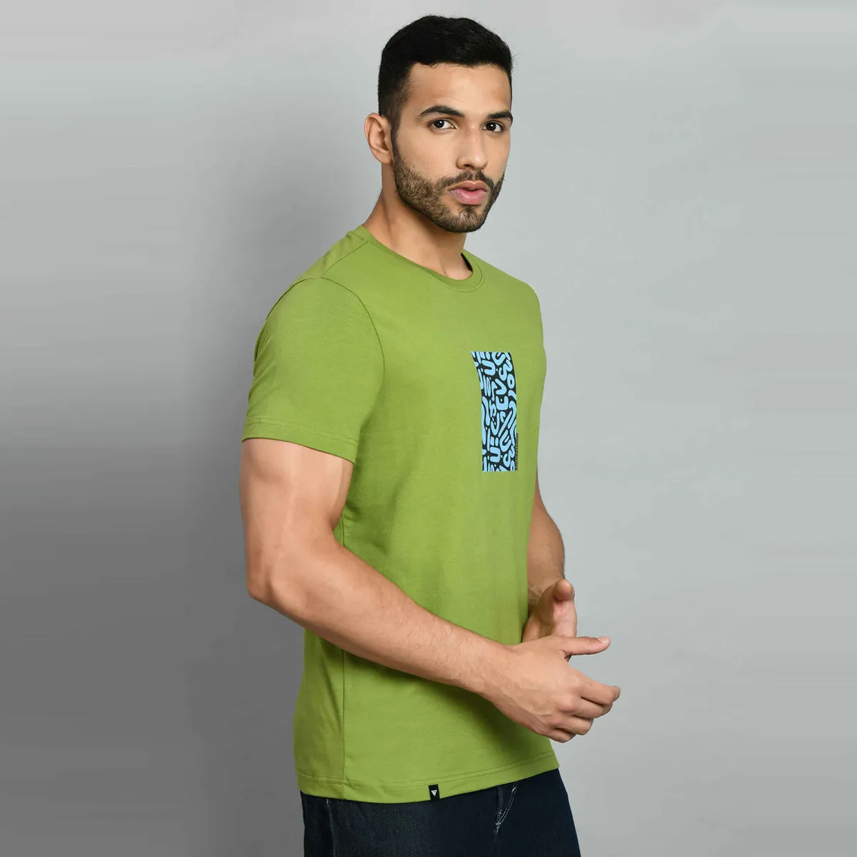 Men's Parrot Grapic Printed T-Shirt