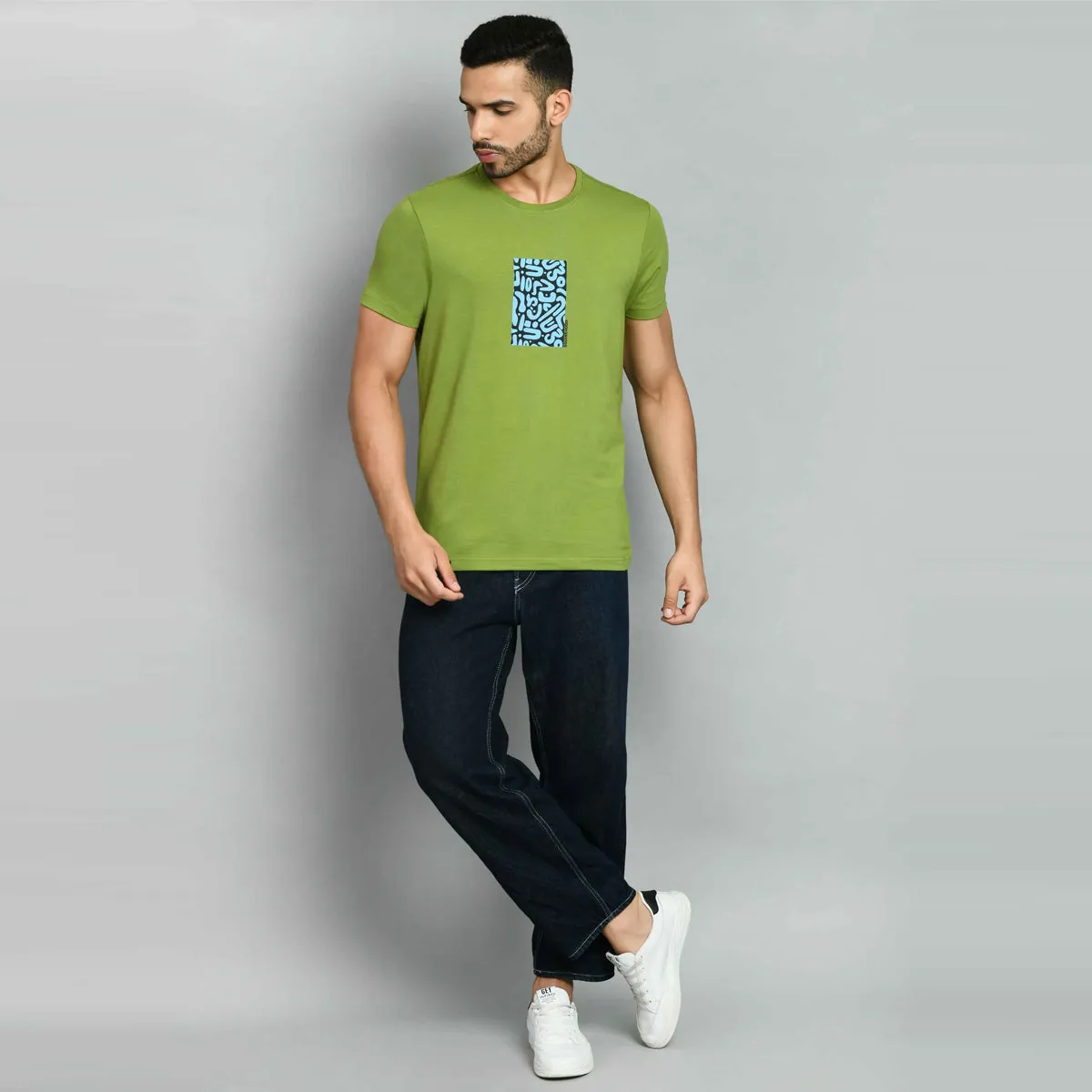 Men's Parrot Grapic Printed T-Shirt