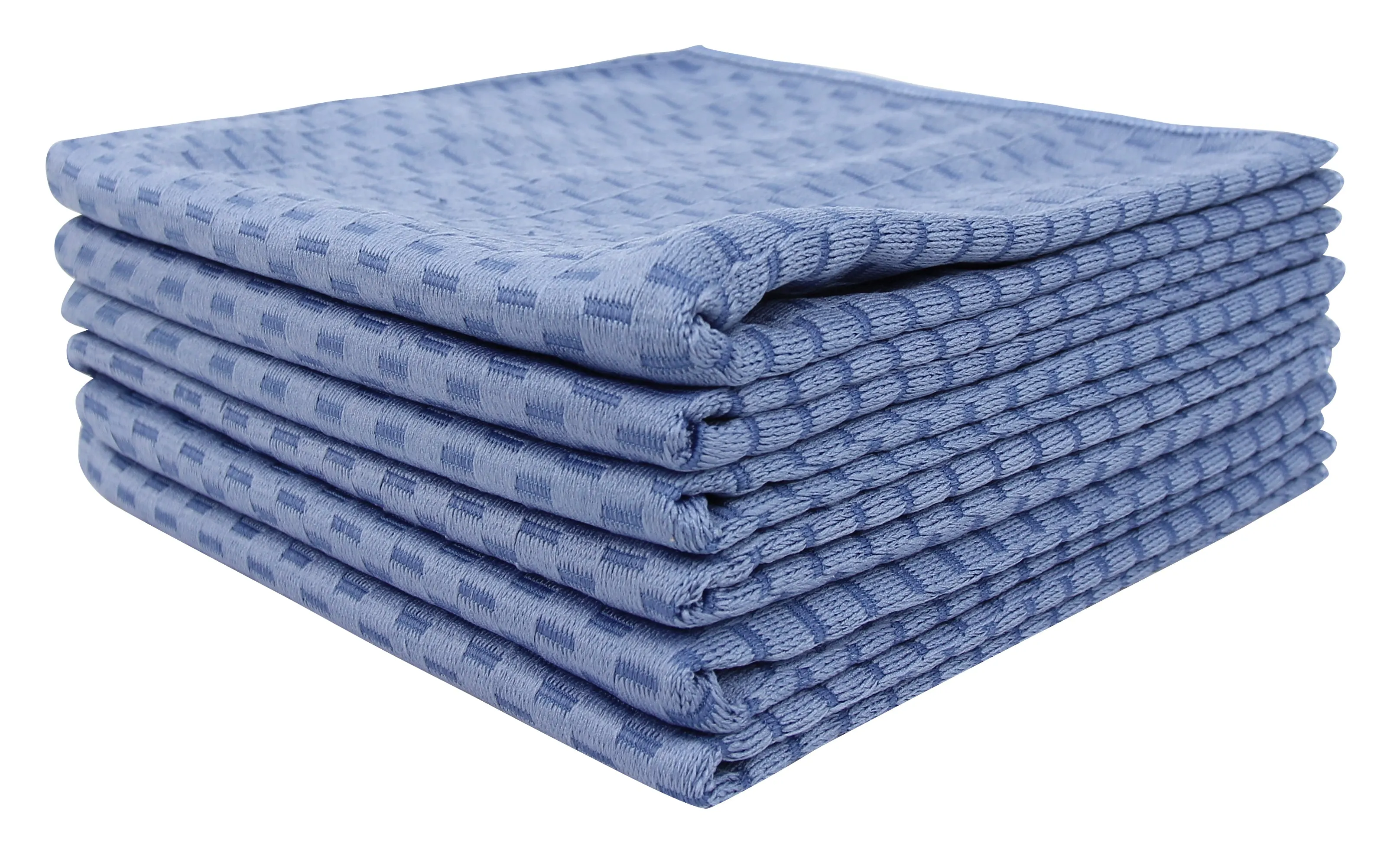Microfiber Dish Towel, 6-Pack, Royal Blue