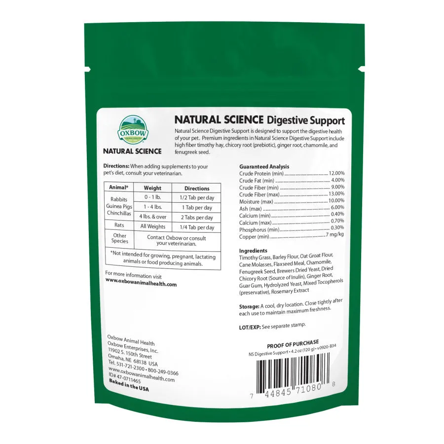 Natural Science Digestive Support Supplement - 4.2oz.