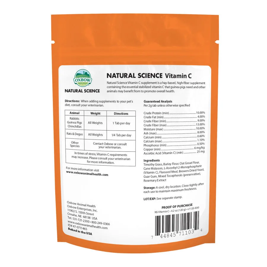 Natural Science Vitamin C Support Supplement - 4.2oz.