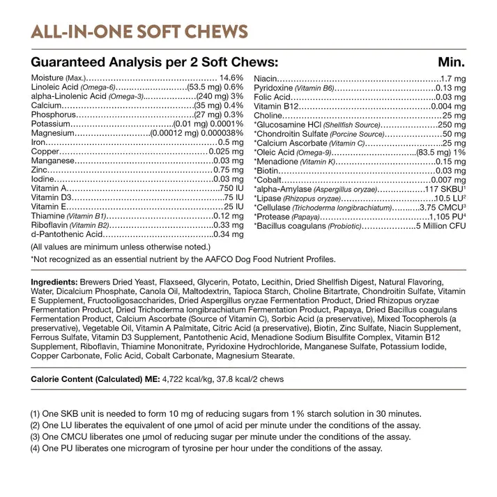 NaturVet All-In-One Soft Chews