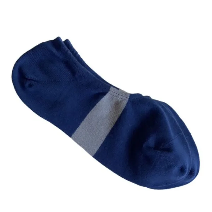 No Show Socks (Navy   Grey)