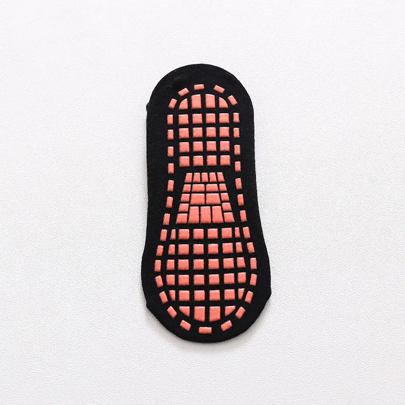 Non-Slip Slippers Cotton Socks, Unisex Anti Slip Low Cut Elastic Socks