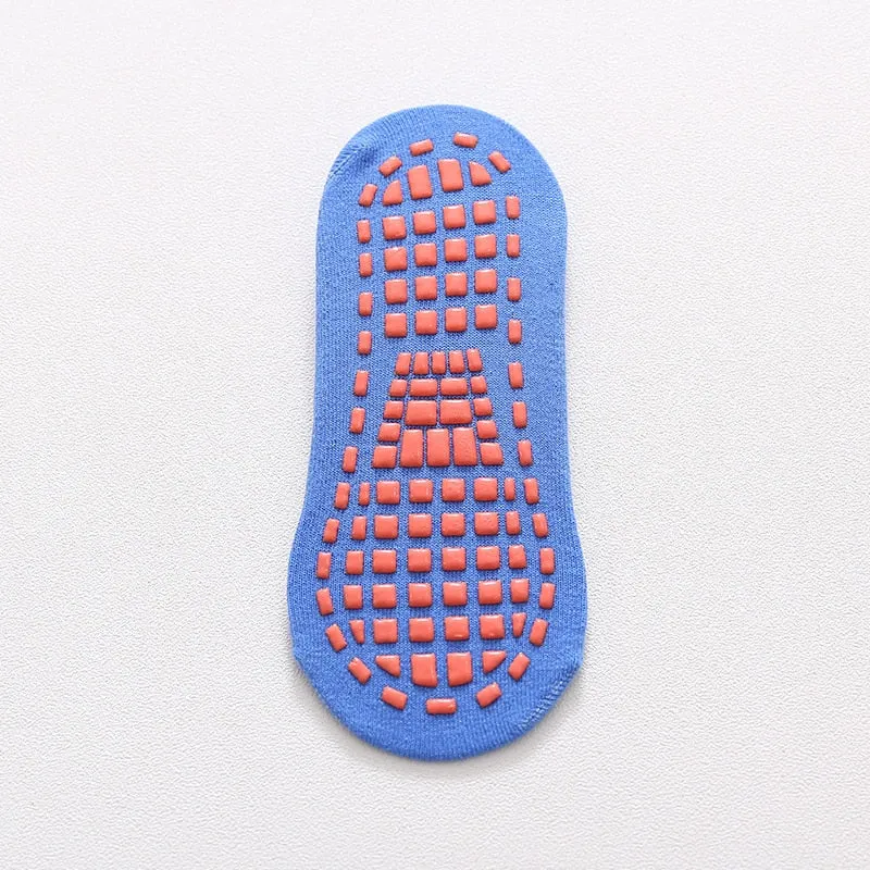 Non-Slip Slippers Cotton Socks, Unisex Anti Slip Low Cut Elastic Socks