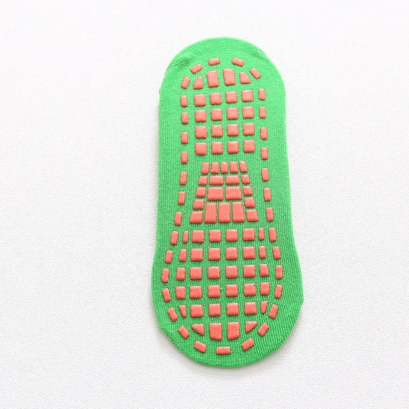 Non-Slip Slippers Cotton Socks, Unisex Anti Slip Low Cut Elastic Socks
