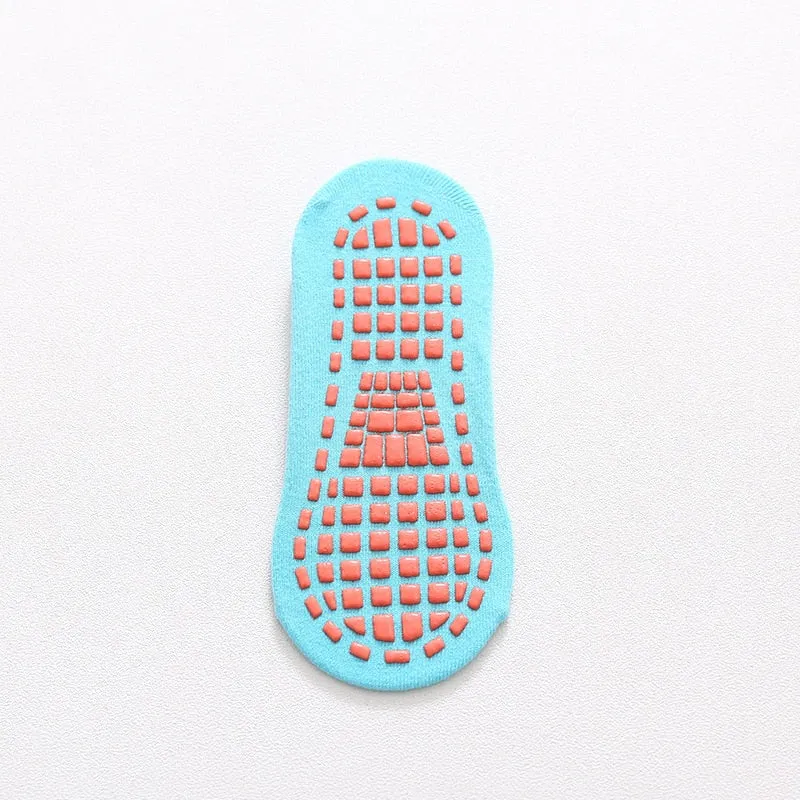 Non-Slip Slippers Cotton Socks, Unisex Anti Slip Low Cut Elastic Socks