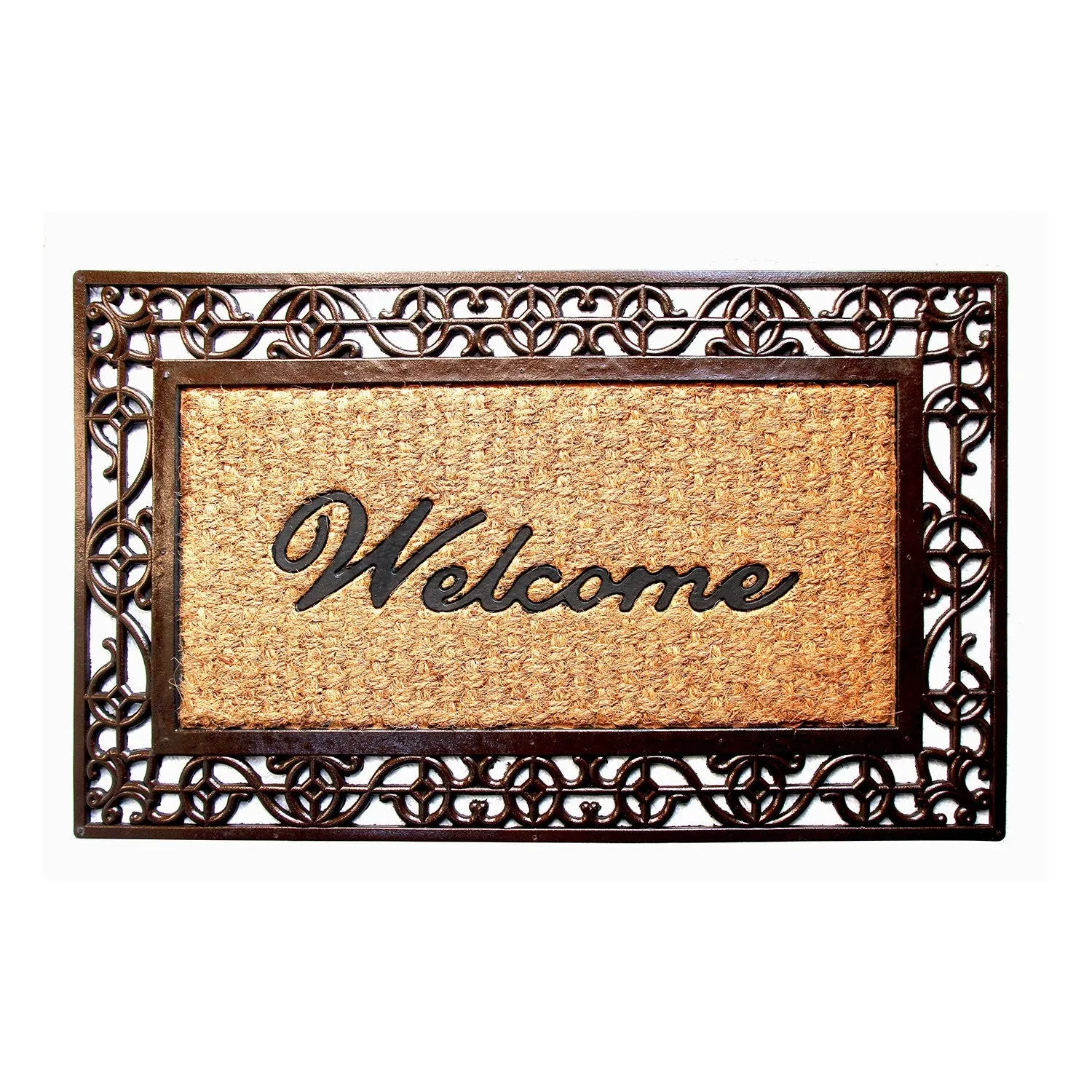 OnlyMat Welcome Entrance Coir Door Mat