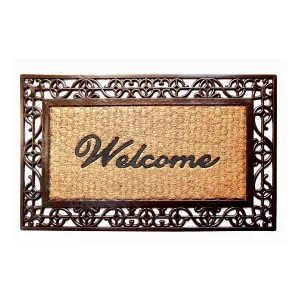OnlyMat Welcome Entrance Coir Door Mat