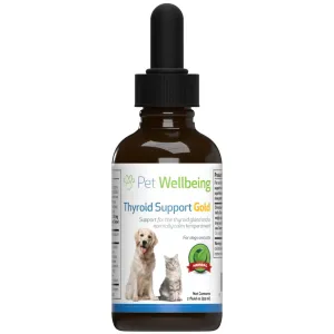 Pet Wellbeing Thyroid Support Gold - Cat Hyperthyroidism Support