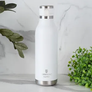 Pristine Sip Hot & Cold Thermos Water Bottle (White) - 750 ML