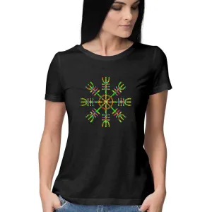 Psychedelic Viking's Compass Women's T-Shirt