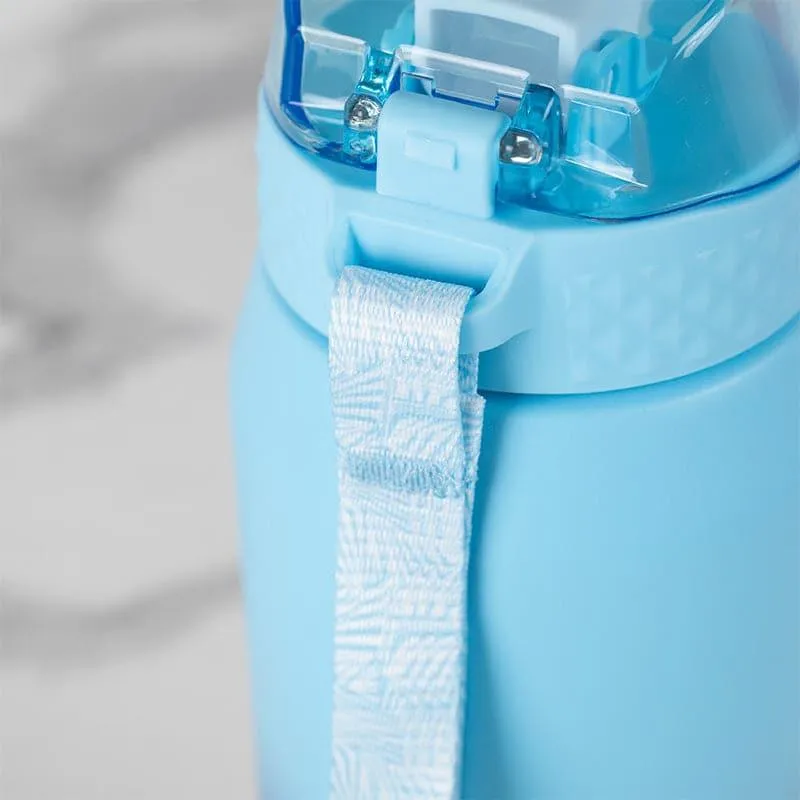 Quench Calm Hot & Cold Thermos Water Bottle (Dark Blue & Light Blue) - 750 ML
