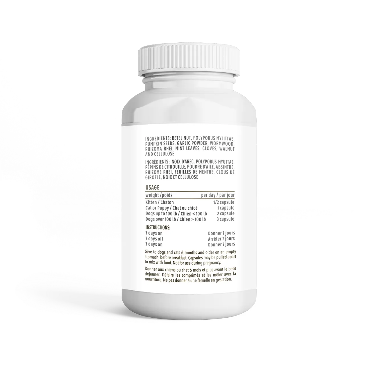 raw support - cleanse parasite defense