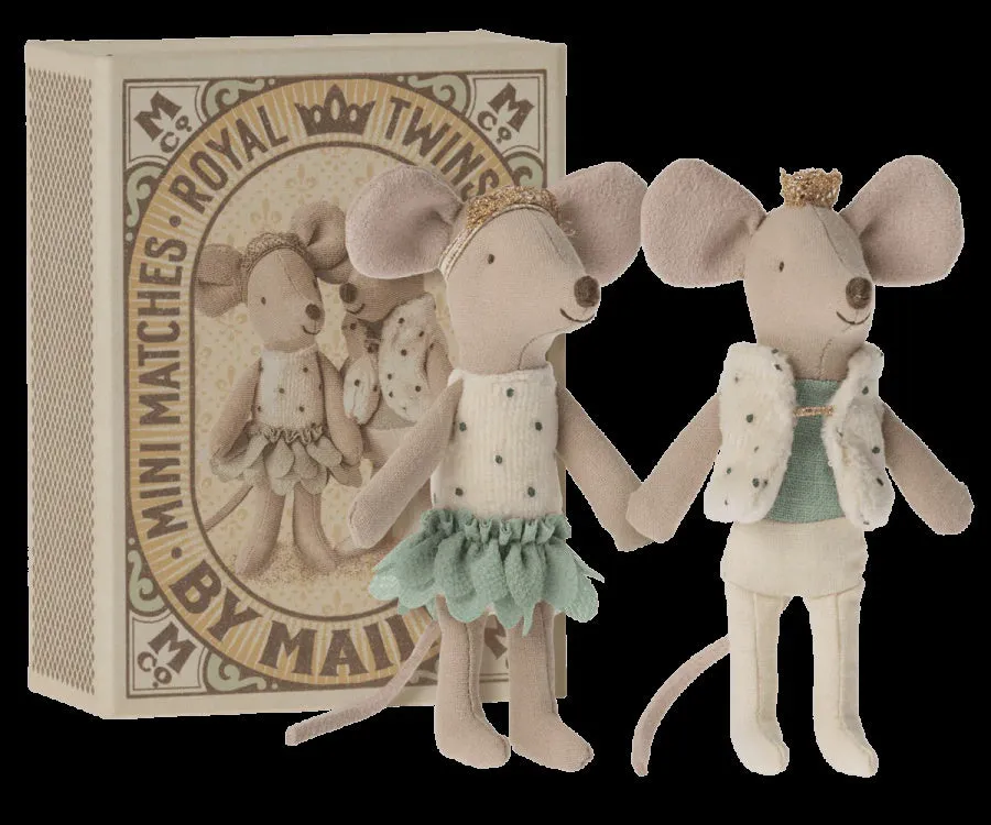 Royal Twins Mice - Little  Sister & Brother