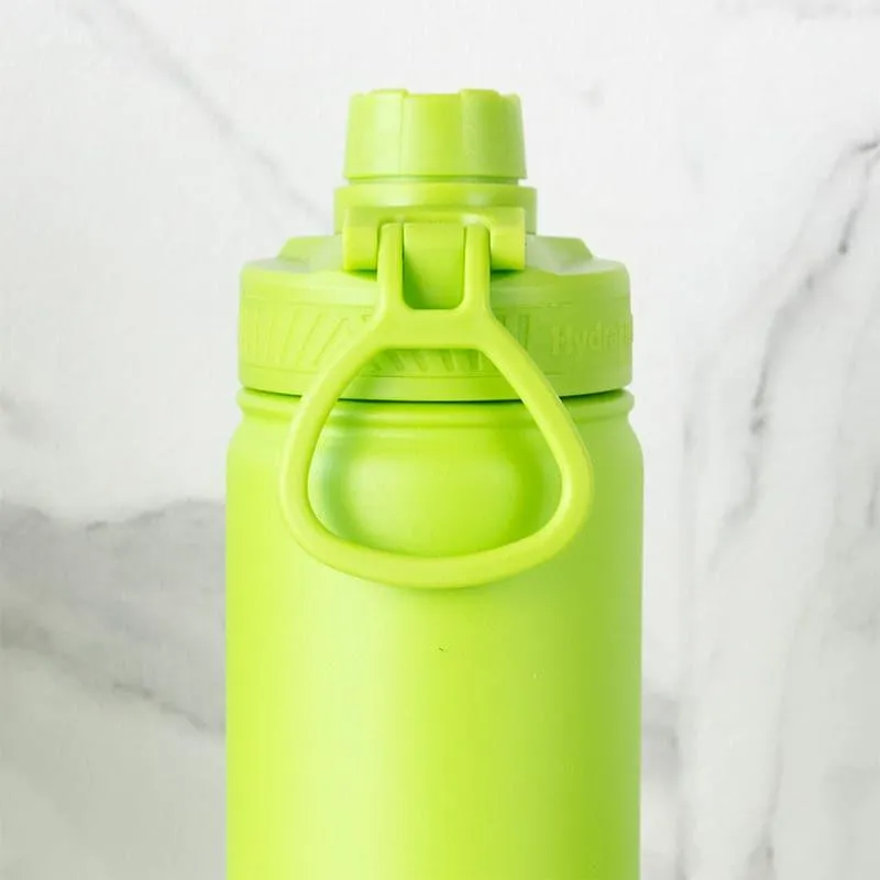 Sip Slay 750 ML Hot & Cold Thermos Water Bottle (White & Green) - Set Of Two