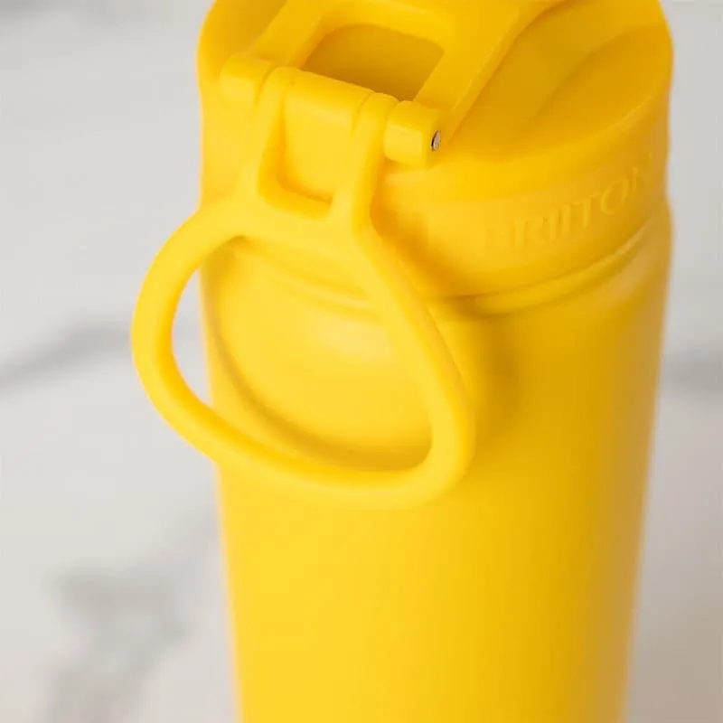 Sip Slay 750 ML Hot & Cold Thermos Water Bottle (White & Yellow) - Set Of Two