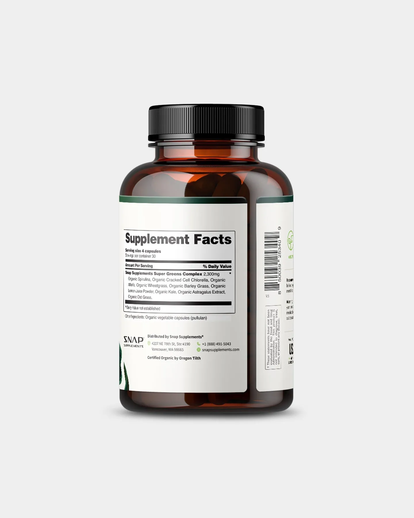 SNAP Supplements Spirulina & Chorella