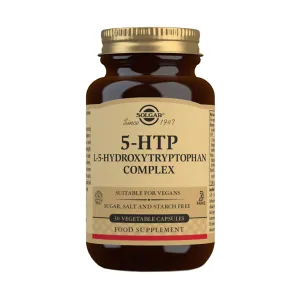 Solgar 5-HTP L-5-Hydroxytryptophan Complex 30 Veggie Capsules