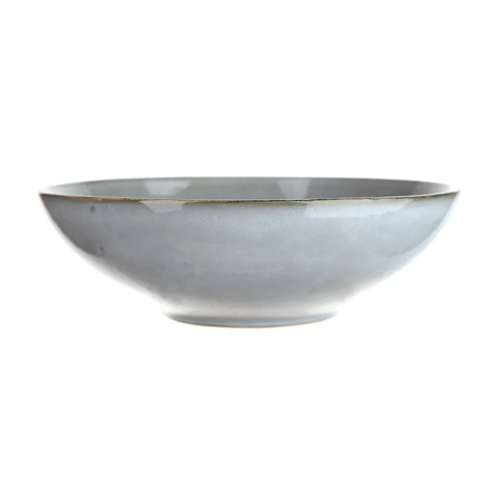 Stoneware Bowl Light Blue 20cm
