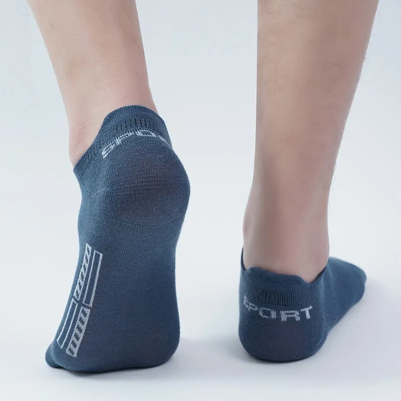 Summer Men's Ankle Socks Athletic Low Cut Breathable - Plus Size, 5 Pairs