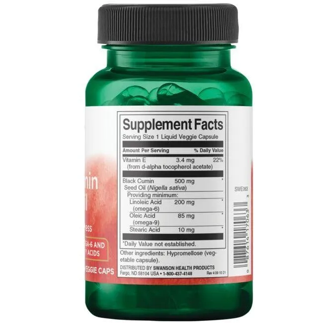 Swanson EFAs - Black Cumin Seed Oil