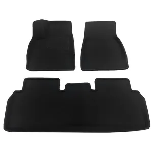 TAPTES All Weather Floor Mats for Tesla Model S 2024 2023-2021 (Plaid and Long Range)