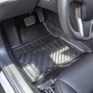 TAPTES® All Weather Interior Floor Mats for Tesla Model 3, Floor Liners for Tesla Model 3 Highland 2024 2025