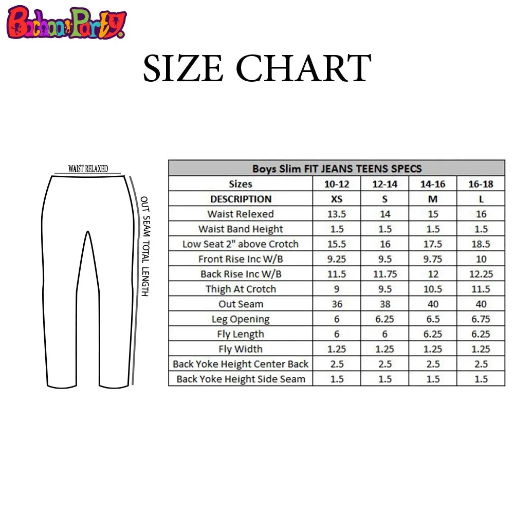 Teens Boys Pant Denim - DARK BLUE