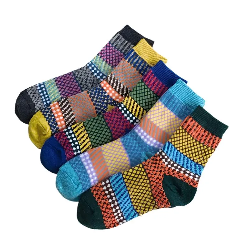 Thick Knitted Winter Wool Socks With Medium Tube