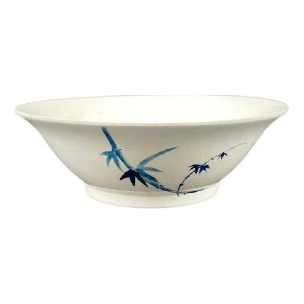 Thunder Group 5008BB Blue Bamboo 35 oz Melamine Special Deep Bowl, Pack of 12