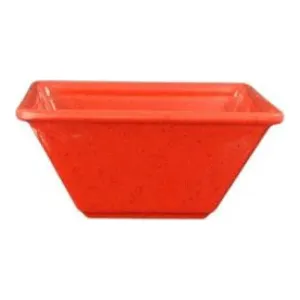 Thunder Group PS5004RD 8 oz Melamine Passion Red Square Bowl