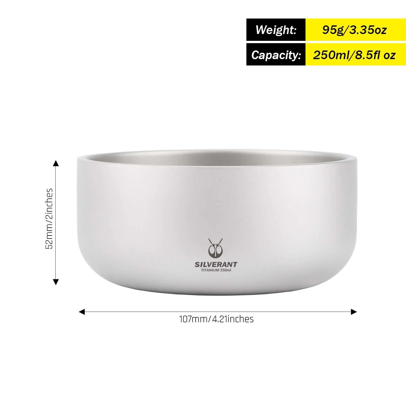 Titanium Backcountry Double-Wall Bowl