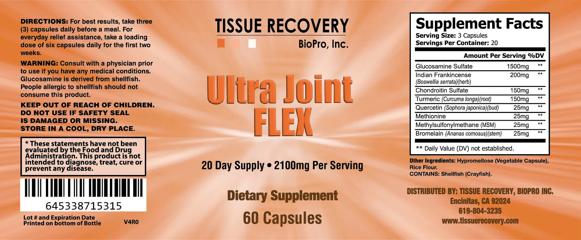 Ultra Joint Flex: Joints and Connective Tissue Support