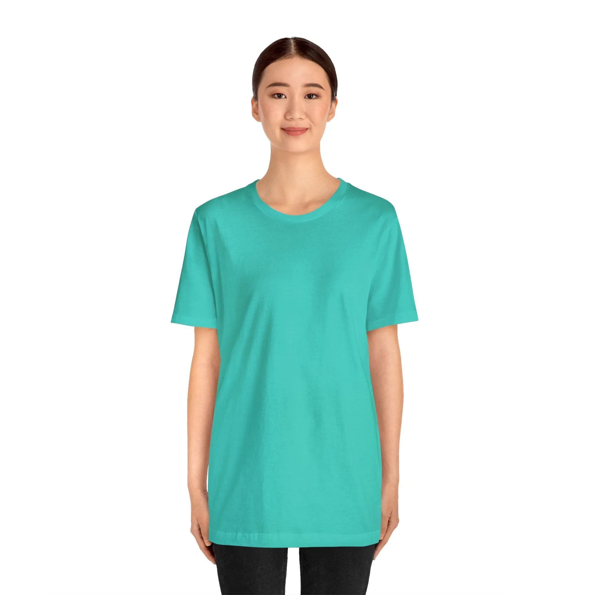 Unisex Jersey Short Sleeve Teal T Shirt