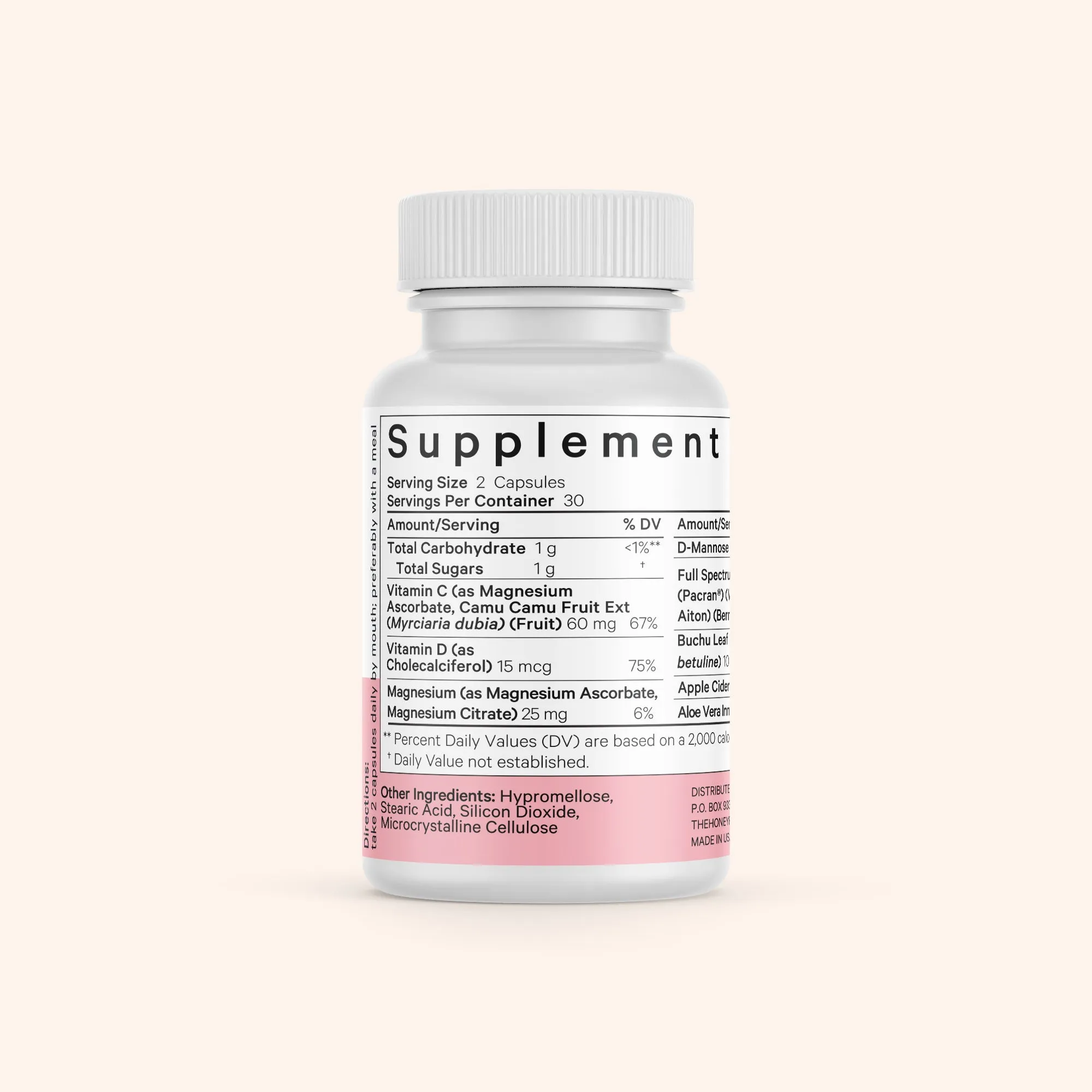 Urinary Tract Support Vaginal Health Supplement