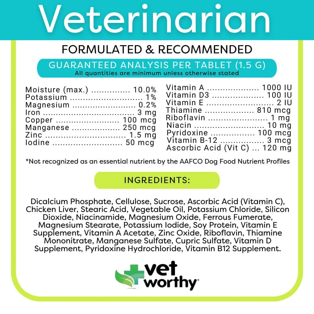 Vet Worthy Multi Vitamin, 60 ct